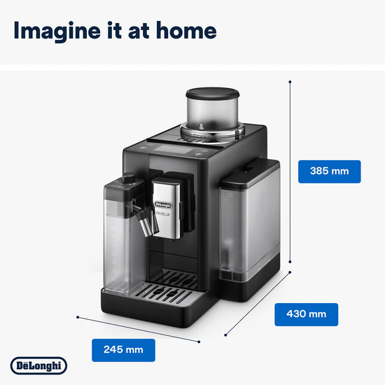 Delonghi Rivelia Bean to Cup Coffee Machine Onyx Black EXAM440.55.B