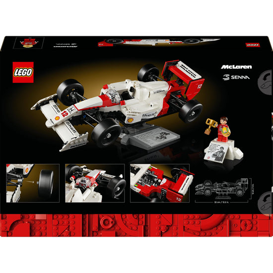 Lego Icons McLaren MP4/4 & Ayrton Senna Set 10330 Building Toy Cars