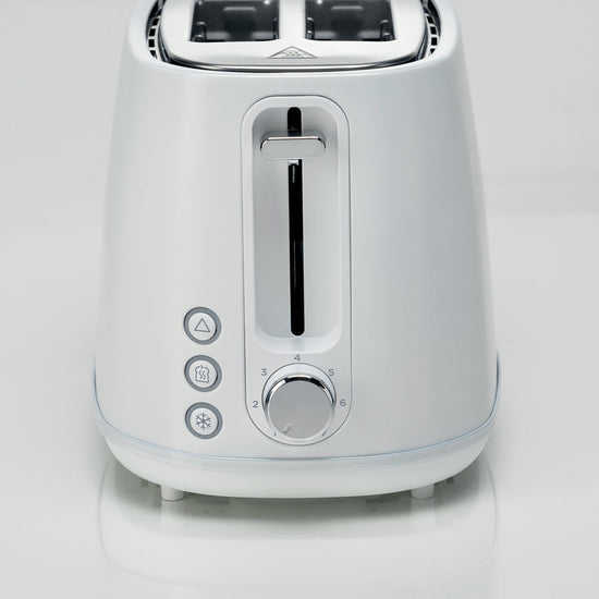 Kenwood Elementa Stainless Steel 2 Slice Toaster Matt White TCM37.000WH