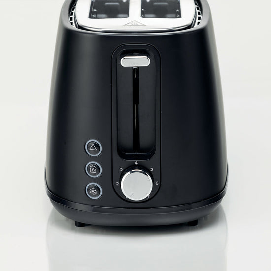 Kenwood Elementa Stainless Steel 2 Slice Toaster Matt Black TCM37.000BK
