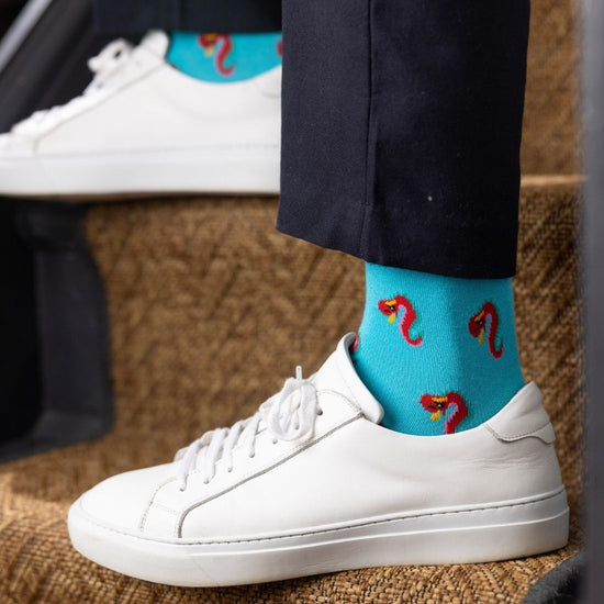 Swole Panda Dragon Bamboo Socks Size 4-7