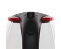 Mellerware Kettle 360 Degree Cordless Glass Red 1.8L 2200W Azure 22300RDB
