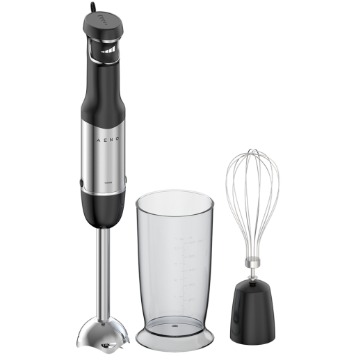 AENO Hand Blender HB1: 1000W, Smooth speed control, LED speed indication, Whisk, 0,6L Measuring jar