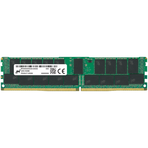 Micron DDR4 RDIMM 64GB 2Rx4 3200 CL22 (16Gbit) (Single Pack)
