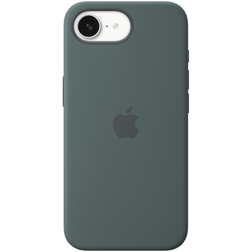 Apple iPhone 16e Silicone Case – Lake Green