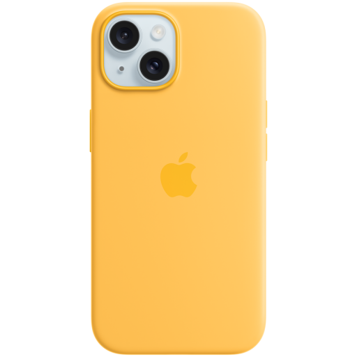 Apple iPhone 15 Silicone Case with MagSafe - Sunshine,Model A3123