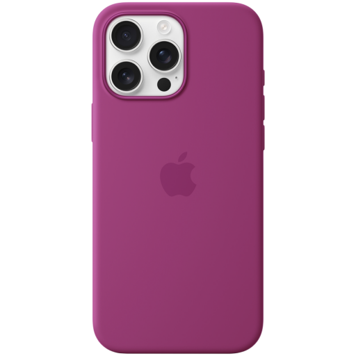 Apple iPhone 16 Pro Max Silicone Case with MagSafe - Fuchsia,Model A3316
