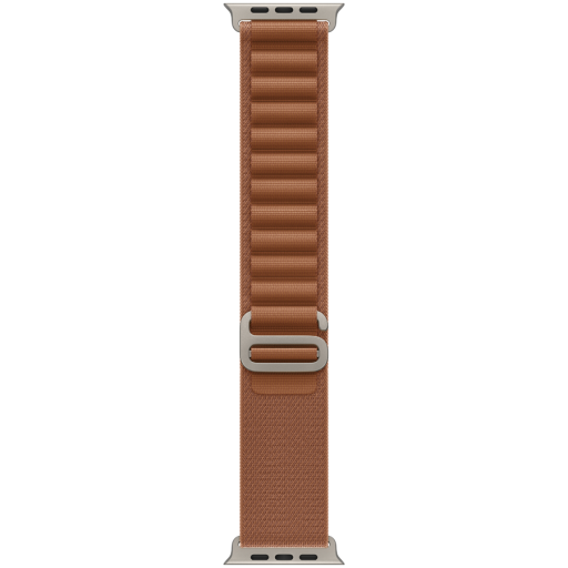 Apple 49mm Terra Cotta Alpine Loop - Medium - Natural Titanium Finish