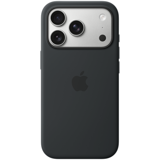 Apple iPhone 17 Pro Silicone Case with MagSafe - Black,Model A3559