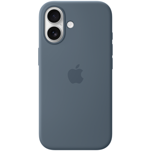 Apple iPhone 17 Silicone Case with MagSafe - Anchor Blue,Model A3558