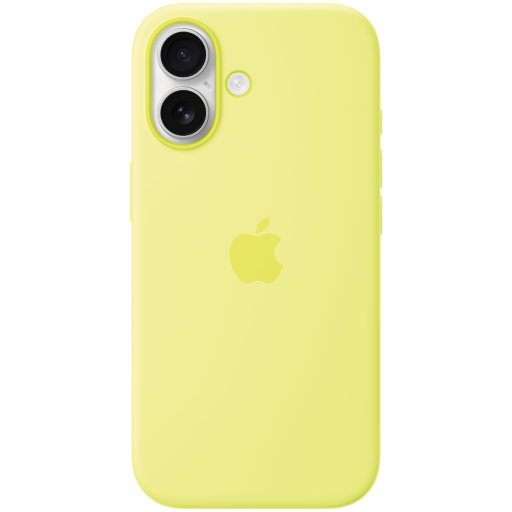 Apple iPhone 17 Silicone Case with MagSafe - Neon Yellow,Model A3558