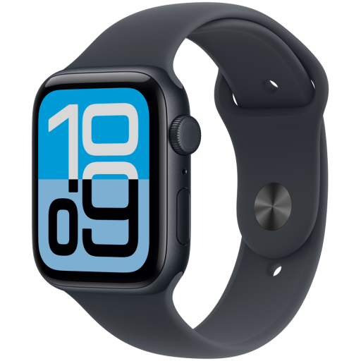 Apple Watch SE 3 GPS + Cellular 44mm Midnight Aluminium Case with Midnight Sport Band - M/L,Model A3328