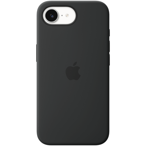 Apple iPhone 17e Silicone Case with MagSafe - Black,Model A3646
