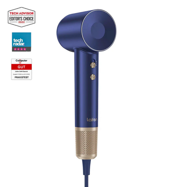 Laifen Swift Premium High Speed Hairdryer Golden Blue