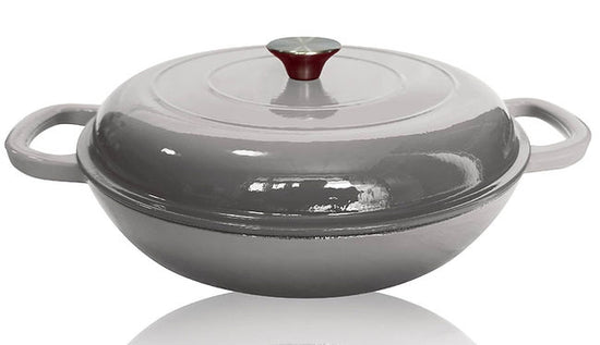 Cast Iron Saucepan Grey 30CM CH1221
