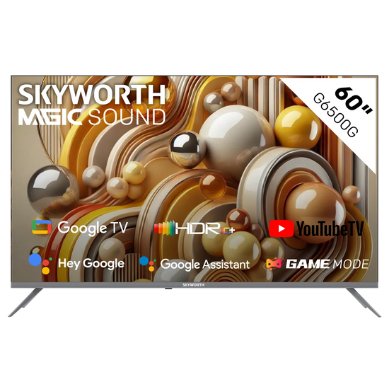 Skyworth 60-inch UHD Google TV-60G6500H