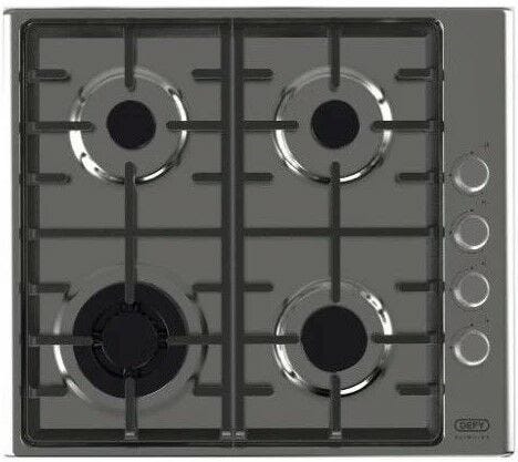 Defy Slimline Gas Hob Side Control (Stainless Steel) - DHG602