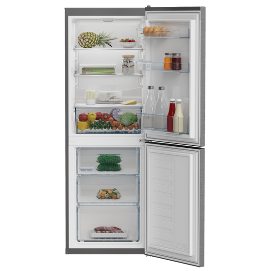 Defy 247L Satin Metallic C300 ECO Combi Fridge - DAC447
