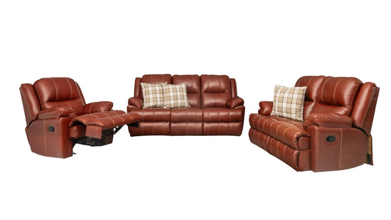 Masindi 3 Piece Full Leather 5 Action Recliner Berlin