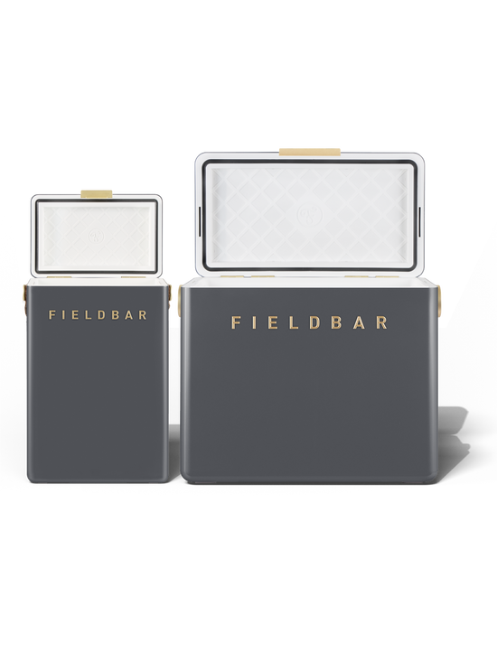 Fieldbar Cooler Box Set Oyster Grey