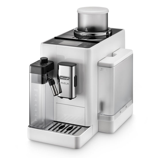 Delonghi Rivelia Bean to Cup Coffee Machine Arctic White EXAM440.55.W