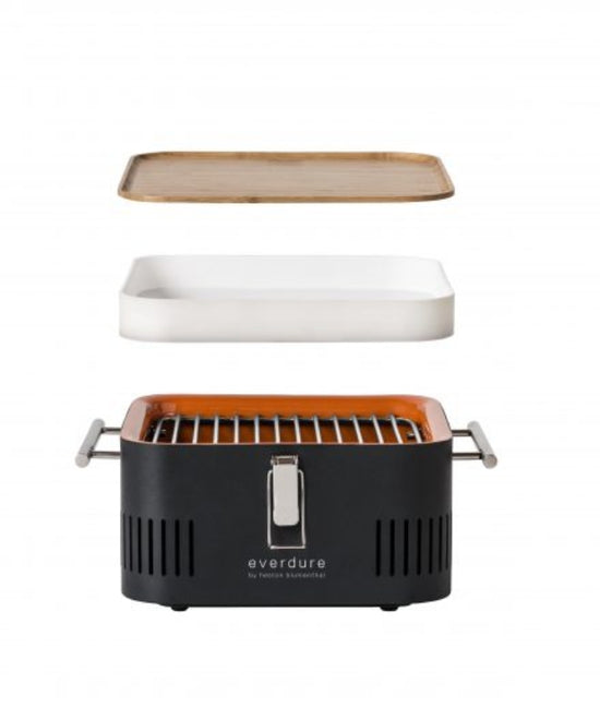 Everdure Cube Portable Braai Orange - HBCUBEO