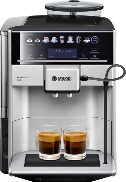 Bosch Vero Barista 600 Fully Automatic Coffee Machine - Silver TIS65621RW