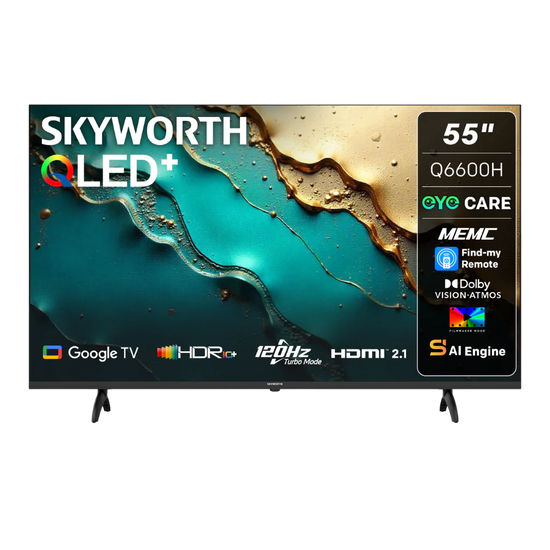 Skyworth 55" Smart QLED Google TV 55Q6600H
