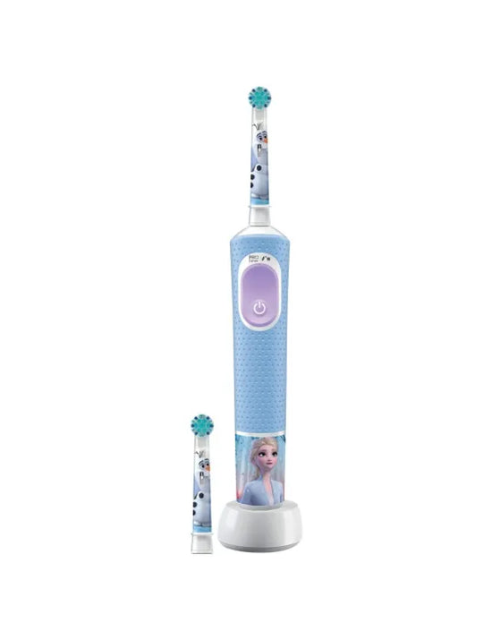 Oral B Frozen Vitality 300 Kids Rechargeable Toothbrush White/Blue D103.413.2K