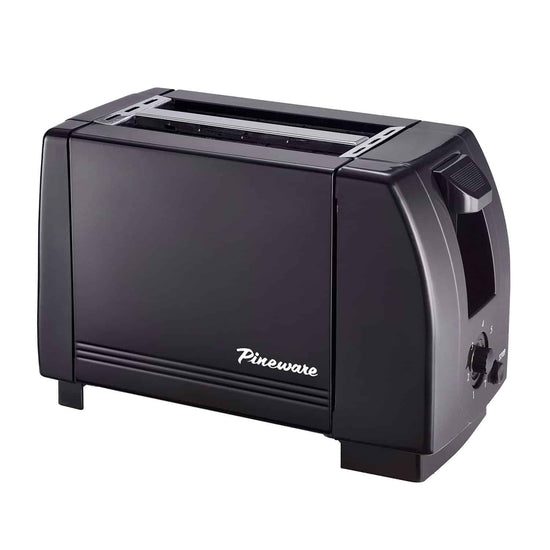 Pineware 2-Slice Toaster Black PET201