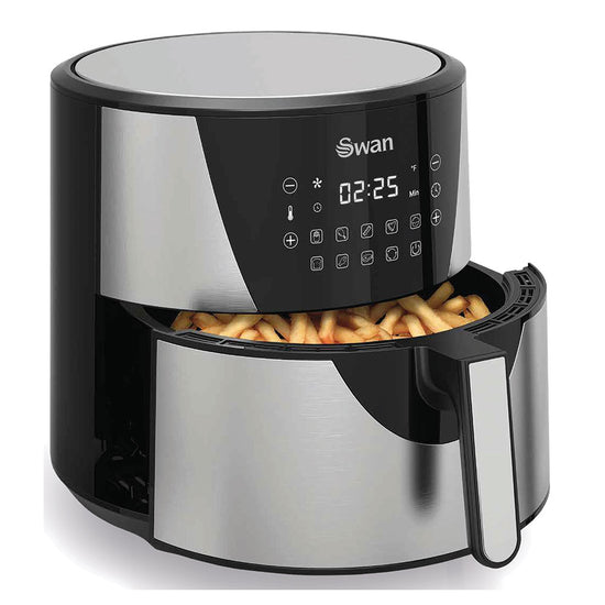 Swan 8,5 Litre Classic Stainless Steel Digital Air Fryer SAF85C