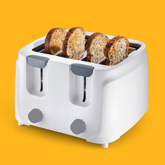 Salton Cool Touch 4 Slice Toaster White ST4S-09