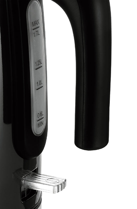 Swan Townhouse Stainless Steel Black 1,7 Litre Jug Kettle STH17B