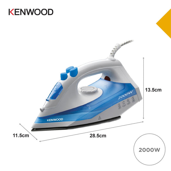 Kenwood - Steam Iron 2000W White & Blue - STP42.000WB