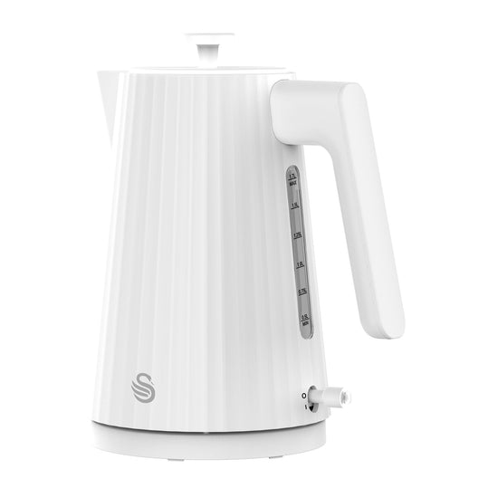Swan Wave 1,7 Litre Cordless Kettle and 2 Slice Toaster Breakfast Pack White SWP2W