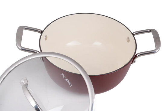 Snappy Chef 24cm Superlight Casserole, Red CICA024
