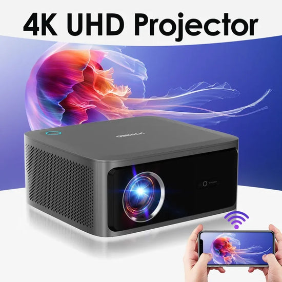 HTPNEO H86 4K UHD Smart Projector ā 700 ANSI Lumens, Netflix Certified with Whale OS H86