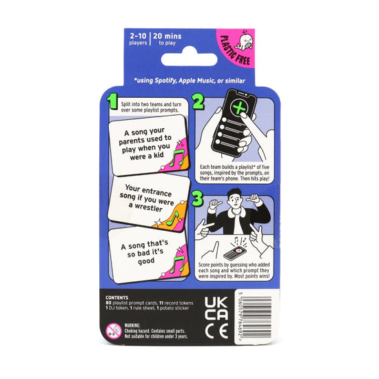 Big Potato Games - Add to Playlist - Travel Size - The Family Party Game - 2-10 Players