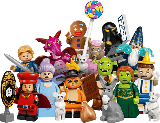 LEGO® Minifigures Shrek Series Mystery Box Toy (1 of 12 to Collect) 71053