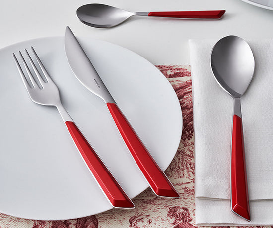 Bugatti Grace 24pc Cutlery Set Red GR3U-005F52