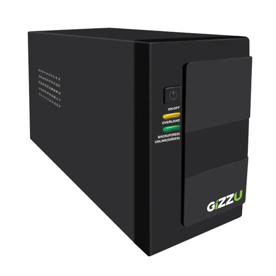 GIZZU 1000VA 1x Type-M 1x USB Com UPS GUPS1000VA