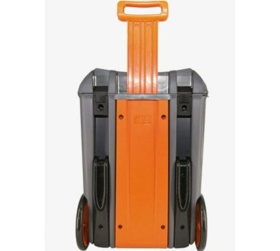 Rolo Trolley School Bag Waterproof 34 L Grey & Orange