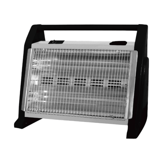 Homestar 4 Bar Black Electric Heater HS106F-1