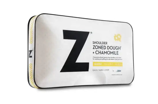 Malouf Zoned Dough Shoulder Chamomile Side Sleeping Pillow MAL-QQSCMPASZC