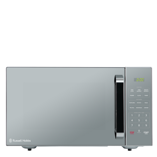 Russell Hobbs 45L Silver Mirror Microwave RHEM45L