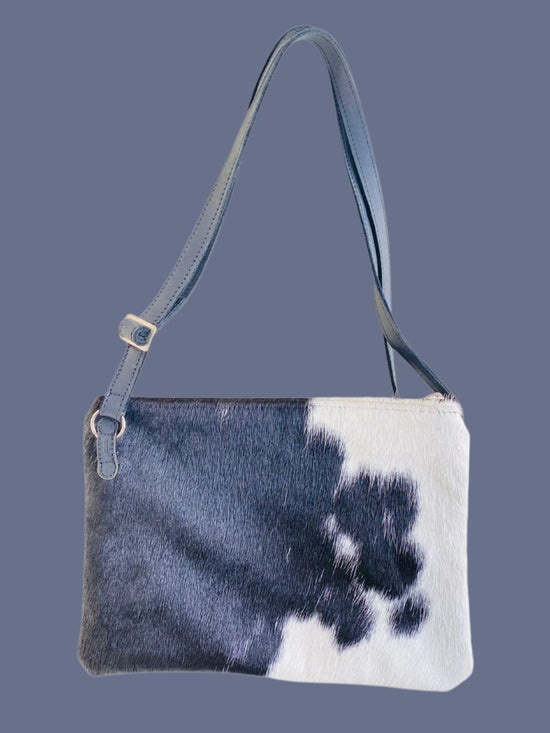 nguni cow hide sling bag