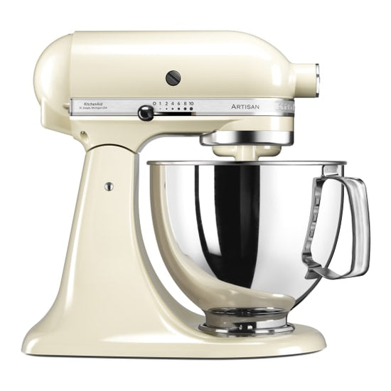 KitchenAid Artisan 4.8L Stand Mixer Almond Cream - Gloss 5KSM175PSEAC
