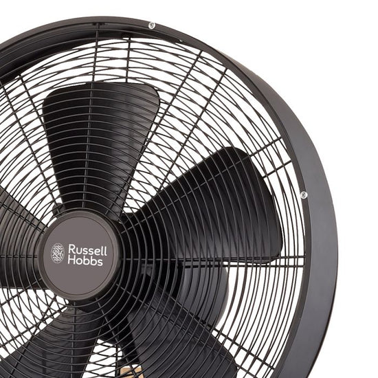 Russell Hobbs 40cm Metal & Wood Pedestal Fan RHMWPF4-25
