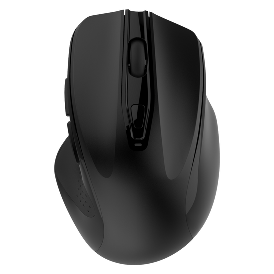 Volkano Black Rechargeable Wireless Mouse - Aurum Series