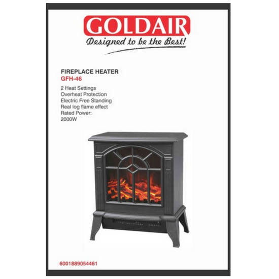 Goldair Fireplace Heater GFH-46